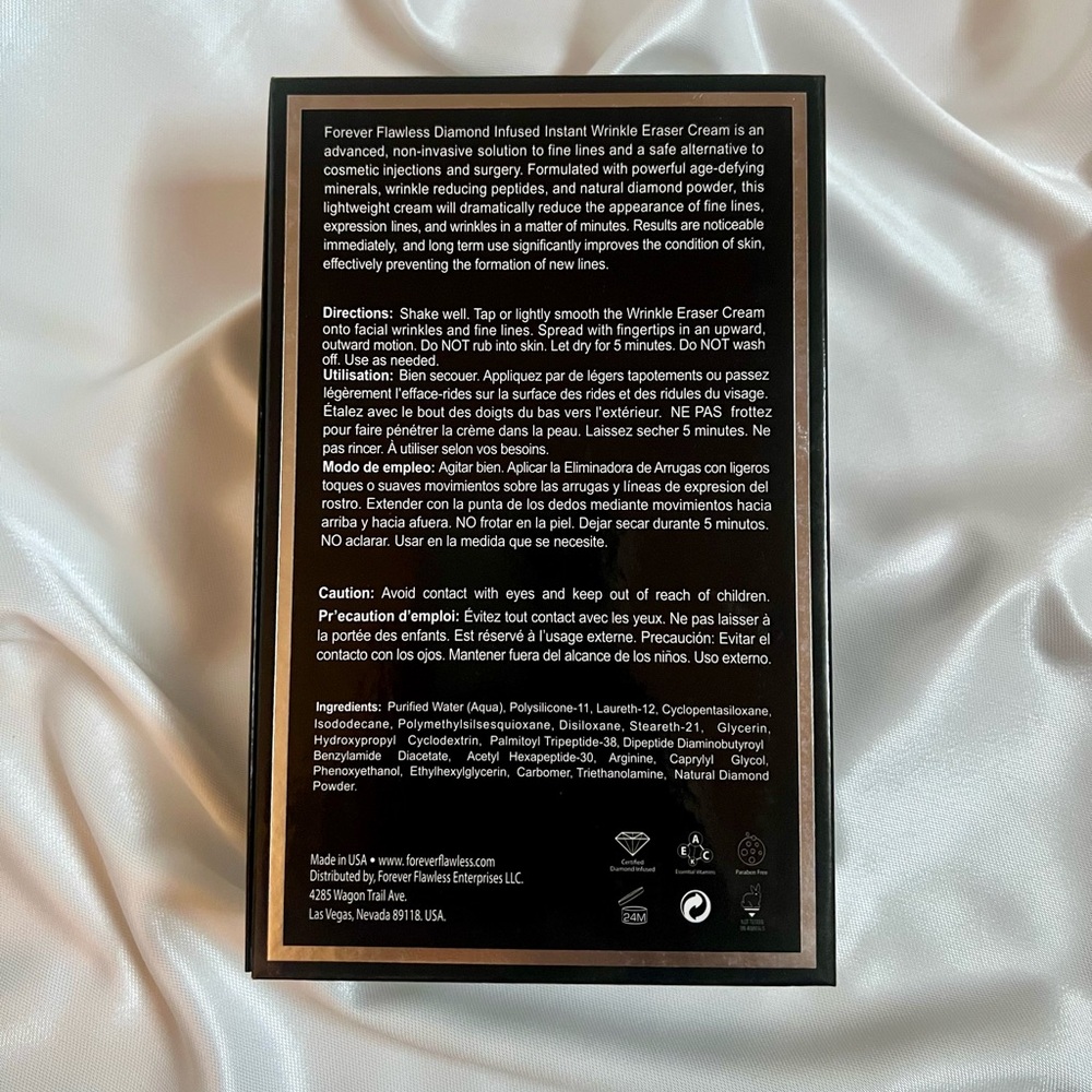 Forever Flawless Diamond 
Infused Instant Wrinkle Eraser Cream - Picture 4 of 4